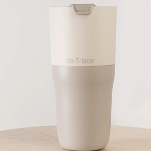 Klean Kanteen Cream and Tan Tumbler